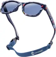 Flexible Polarized Baby Sunglasses with Strap UV Protection for Toddler Infant G
