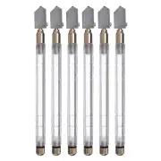 6Pcs TOYO Glass Cutter TC-17 Plastic Handle Straight Cutting Tool Self-oiling