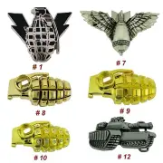 Hand Grenade Belt Buckle USA Military Army bomb Seal Navy Weapon Goth Tribal New
