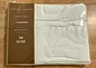 Cannon Color Connection Deluxe White Twin Bed Flat Sheet NEW