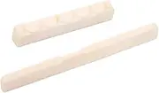 VICASKY Dj05/06 Classic Guitar Oxen Bone Bridge Saddle Nut Easy Install for 6-string Classical Guitar