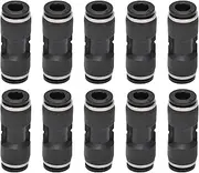 10Pcs Pneumatic Connectors, Engraved Covers, Oval Release Rings, PVC Material, for PU, 4, 6, 8, 10, 12, 16mm Outer Diameter, Gas, Labor Saving, Automation Equipment (Tracheal