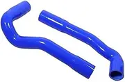 Rynplex Air Intake Silicone Coolant Radiator Hose Kit, for, E36 325i/328i/330i/for M3 1992-1997 Silicone Coolant Hose Blue Red Black 2PCs/Set 42mm Car Air Intake Hose(Black Blue)