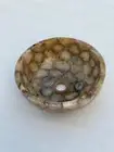 Natural Agate Round Vessel Sink, Stone Geode Bathroom Vanity Sink Decor
