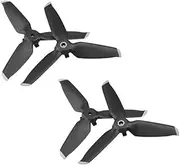 5328S Propellers Quick Release Blade Props Replacement Wing Fan Spare Part, for DJI FPV Combo Drone Drone Propellers (Size : Silver Edge 2 Pair)