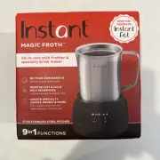 Instant Pot Instant Magic Froth 9-in-1 Electric Milk Steamer and Frother,17oz...