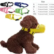 New Dog Muzzle Anti Stop Bite Barking Chewing Mesh Mask Training Pet Small Large