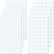 6 Sheets Foam Adhesive Squares, 990Pcs Total Double Sided Self Adhesive Dots, Pr