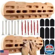 ESTROSO Wooden Hangboard - Training Hang Board with Adjustable Grip Depths, G