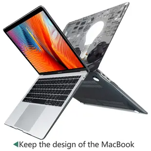 蘋果筆電保護殼 Macbook Pro Retina11 12 13 15 新款Air A2337 獨家創意注音鍵盤膜
