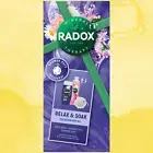 Radox Relax & Soak Gift Set Bath Soak Shower Gel Puff Novelty Shower Time Gifts