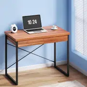 Computer Desk with Drawers (Walnut)