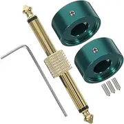 VINTORKY Top Guitar Supplies Metal Footswitch Toppers Pedal Couplers Effect Connectors Button Caps