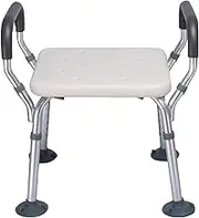 SJIALEN Adults Disabled Bath Seats, Lightweight Compact Mobility Shower Chair with Grip Stable Bathtub Seat Bathroom Bench Seat Shower Chair