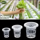 50Pcs Hydroponic Colonization Mesh Pot Net Cup Basket Hydroponic Planting