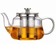 27 oz/ 800 ml Glass Teapot with Removable Stainless Steel Infuser,Borosilicat...