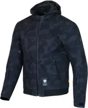 Merlin Torque D3O waterproof Motorcycle Zip Hoodie, black-multicolored, Size M for Men Black Multicolored