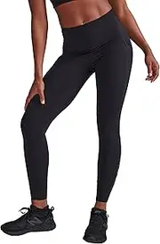 [2XU] Women's Form Stash Hi-Rise Compression Tight - Performance Activewear for Training, Improved Recovery - Black/Black