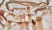 Brand New Chanel ✿*ﾟEX LONG Blown Glass Ball Necklace Belt.