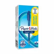 Paper Mate Flexgrip Ultra Capped Ballpoint Pens Medium Point 1.0mm Blue