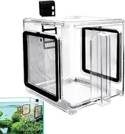 Fish Breeding Box - Hatchery Incubator | Acrylic Divider Breeder Hatching Isolation Accessory for Freshwater Shrimp Guppy