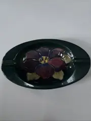 Vintage Moorcroft Pottey Flower pattern Ashtray
