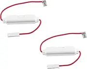 Laroal 2Pcs 5KV 0.8A High Voltage Fuse for Microwave Ovens Universal Fuse Holder for Microwave Repair White Microwave Oven Fuse Replacement Accessories