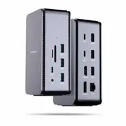 Mbeat 14 in 1 USB4 Docking Station with 8K Video 40Gbps Data (Space Grey)