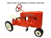 ESKA Allis Chalmers D-14 Pedal Tractor NEW METAL SIGN: 9x12" Ships Free