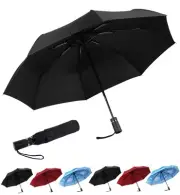 Travel Umbrella Automatic Windproof Umbrellas Strong Compact Umbrella for Wom...