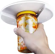 Zholp Under Cabinet Lid Jar Opener - EZ Off Jar Opener for Seniors, Allows to Easily Unscrew Any-Size Lid - Effortless Bottle & Can Opener for Your Kitchen