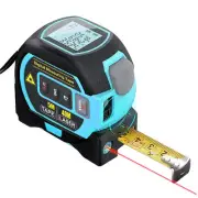 3in1 Rangefinder 5m Tape Measure Ruler LCD Display with Backlight K0S1