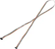 uxcell IDC Rainbow Wire Flat Ribbon Cable 2.54mm Pitch 10 Pin Connection Line FC Dual Female Black Connector for DIY Experiment 4 ft Length 1 Pcs