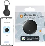 Android Smart Bluetooth Wallet Tracker (2025) with Google Find My Device, Air Tracker Tags for Android, GPS Tracker Tags, Key Finder and Item Locator for Keys, Bags, Luggage, IP67 Waterproof, 1 Pack