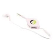 For Samsung Galaxy A71/A72 - Headphone Retractable Mono Earphone 3.5mm w Mic