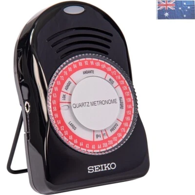 SQ50-V Quartz Metronome with Visual LED and Adjustable Beat Sounds for Musicians