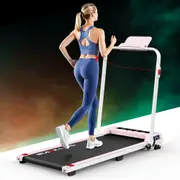 BLACK LORD Treadmill Electric Walking Pad Foldable Under Desk Home Gym Pink