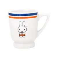 在飛比找momo購物網優惠-【小禮堂】Miffy 米飛兔 陶瓷咖啡杯 250ml 藍橘 