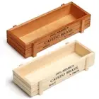 Trough Planter Vintage Crates Wood Flowerpot Succulent Boxes Rectangle Vase