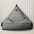 Luxuries Bean Bag Sofa Chair Pyramid Cover Only Organic Cotton 3XL Home Decor