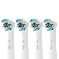 在飛比找Yahoo奇摩購物中心優惠-【1卡4入】副廠IC智控潔板電動牙刷頭 EB25-2(相容歐