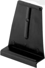 Window Screen Pull Tabs, Universal Screen Lift Tabs, Black Vinyl, Pack of 20