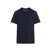 [Ralph Lauren Purple Label] Ralph Lauren Purple Label-Navy Blue Short Sleeve Cotton T-Shirt-Uomo M STAND