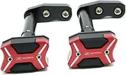 Motorbikes Crash Falling Protection for Kawasaki Z300 2013 2014 2015 2016 Frame Slider Crash Pad Collision Falling Protector Guard Anti Crash Caps Exhaust Slider (Color : Red)