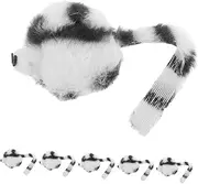 PENIKOKO 6Pcs Plush Catnip Mouse for Kittens Engaging Interactive Plaything Soft Material Promotes Healthy Activity Realistic Design for Indoor Cats