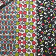 Stylish Japan Cotton Kimono Fabric Patchwork Kaleidoscope Chrysanthemum Used