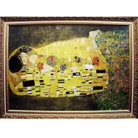 在飛比找ETMall東森購物網優惠-[開運陶源] Kiss 吻 Klimt克林姆之世界名畫 大幅