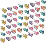 VILLFUL 48pcs DIY Jewelry Charms Butterfly Alloy Pendant for Necklace Bracelet Making