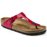 Birkenstock Birko Flor GIZEH Tango Patent Red BNIB ***RARE***
