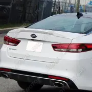 For 16-20 Kia Optima Pearl White V-Style Rear Trunk Duckbill Spoiler W-Power